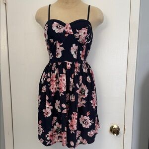 Floral Spaghetti Strap Dress
